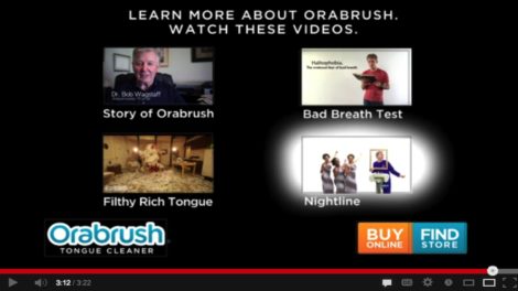Orabrush Call To Action Video Marketing