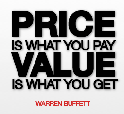 Warren Buffet on Being Rich Value vs Price